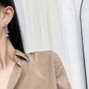 BVLGARI宝格丽咏绽系列 四叶草流苏耳钉耳环