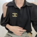 ☑️CHANEL香奈儿双c麦穗珍珠胸针