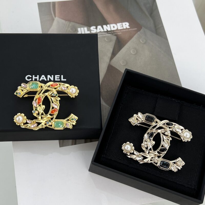 ☑️CHANEL香奈儿双c麦穗珍珠胸针 - Image 4