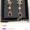 ☑️CHANEL香奈儿c3双c方形宝石耳钉耳环