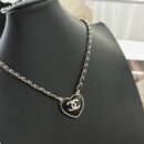 ☑️CHANEL香奈儿双c桃心爱心项链