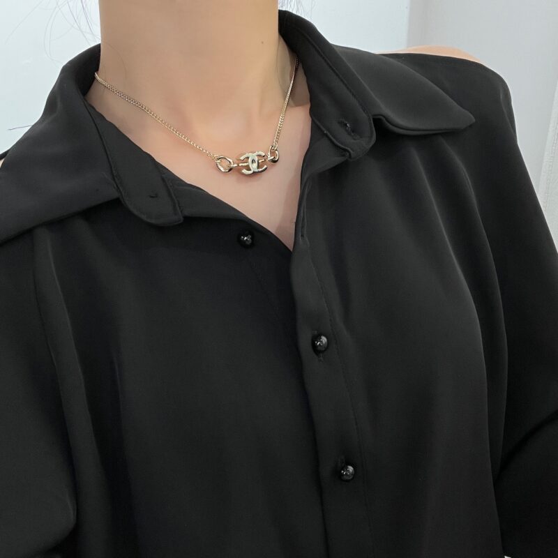 ☑️CHANEL香奈儿双c项链 - Image 5