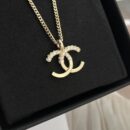 ☑️CHANEL香奈儿双c水钻拼接项链