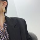 ☑️CHANEL香奈儿c1双c麦穗耳钉耳环
