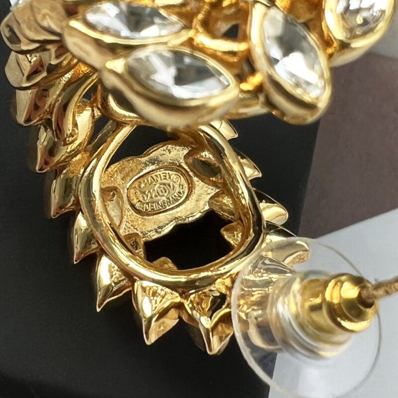 ☑️CHANEL香奈儿c1双c麦穗耳钉耳环 - Image 10