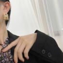 ☑️CHANEL香奈儿c1双c麦穗耳钉耳环