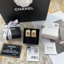 ☑️CHANEL香奈儿c1双c麦穗耳钉耳环