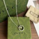 Gucci古驰情侣款双环项链