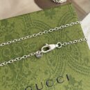 Gucci古驰情侣款双环项链