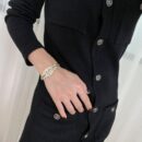 ☑️CHANEL香奈儿双c满钻开口手镯