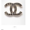 ☑️CHANEL香奈儿双c毛绒胸针