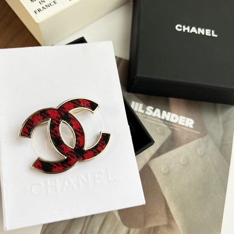 ☑️CHANEL香奈儿双c毛绒胸针 - Image 8