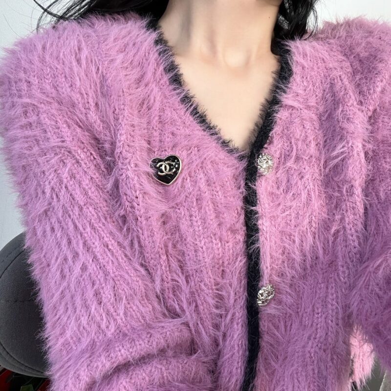 ☑️CHANEL香奈儿双c桃心爱心胸针 - Image 5