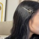 ☑️CHANEL香奈儿双c桃心爱心发夹发卡