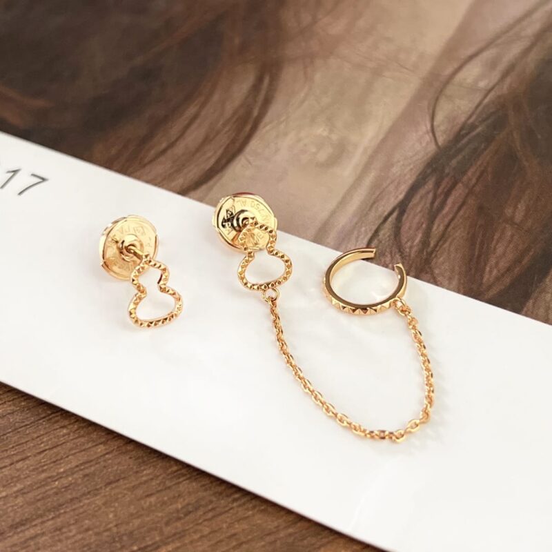 Qeelin麒麟 18系列玫瑰金葫芦耳夹耳钉 - Image 8