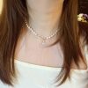 ☑️ Vivienne Westwood西太后满钻土星珍珠项链