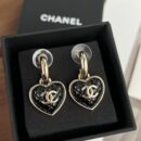 ☑️CHANEL香奈儿c2双c桃心爱心耳钉耳环