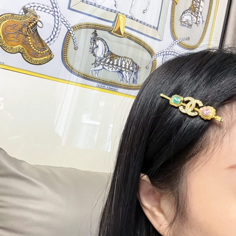 ☑️CHANEL香奈儿双c发夹发卡 - Image 10