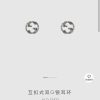 Gucci古驰双G耳钉耳环
