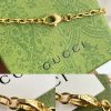 Gucci古驰金色双G项链