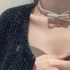 ☑️CHANEL香奈儿双c蝴蝶结珍珠项链