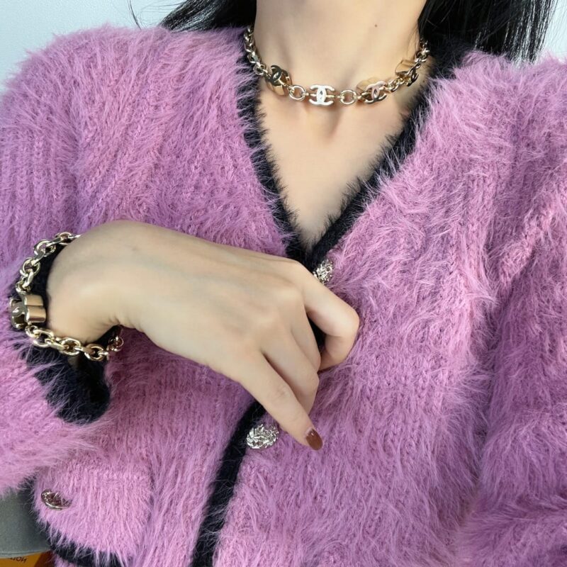☑️CHANEL香奈儿双c手链项链 - Image 6