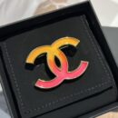 ☑️CHANEL香奈儿 双c渐变粉色胸针