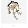 ☑️CHANEL香奈儿 双c衣架流苏胸针