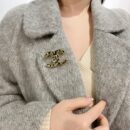 ☑️CHANEL香奈儿 双c琉璃花珐琅黑色胸针