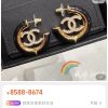 ☑️CHANEL香奈儿c1双c满钻半圆耳钉耳环