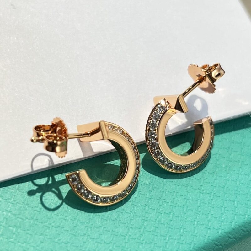 ☑️TIFFANY&Co.蒂芙尼T1圆形耳环耳钉 - Image 5