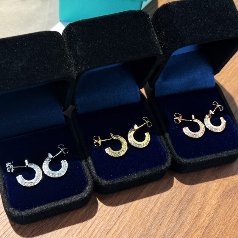 ☑️TIFFANY&Co.蒂芙尼T1圆形耳环耳钉 - Image 7