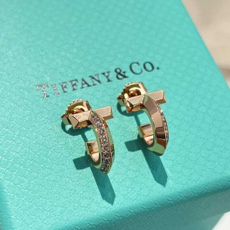 ☑️TIFFANY&Co.蒂芙尼T1圆形耳环耳钉 - Image 11