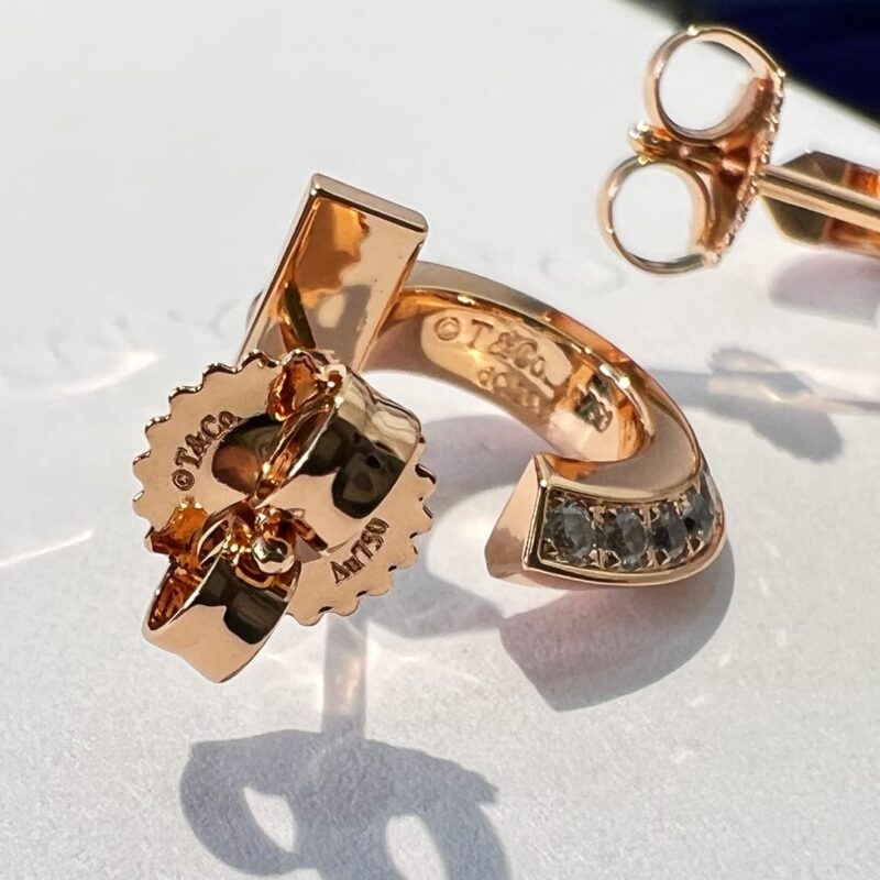 ☑️TIFFANY&Co.蒂芙尼T1圆形耳环耳钉 - Image 12