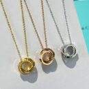 ☑️TIFFANY&Co.蒂芙尼X扣环双环圈形项链