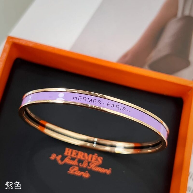 HERMES 爱马仕UNI BANGLE 圆形圆环手镯手环 - Image 25