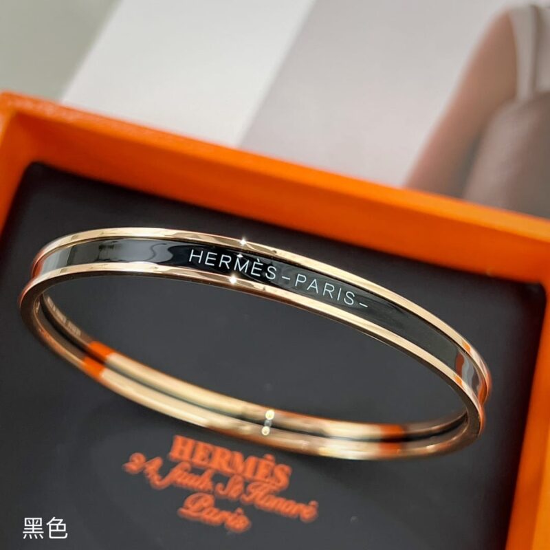 HERMES 爱马仕UNI BANGLE 圆形圆环手镯手环 - Image 29