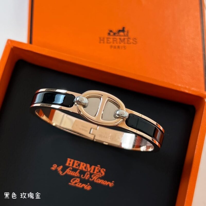 HERMES 爱马仕MINI CLIC CHAINE D’ANCRE BRACELET猪鼻手镯手环 - Image 12