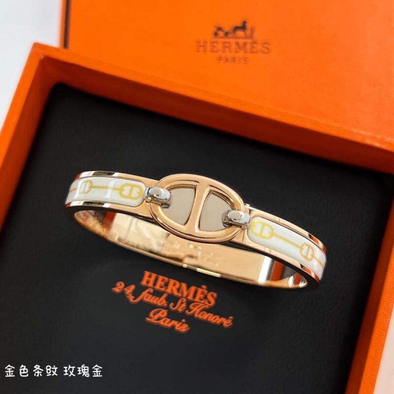 HERMES 爱马仕MINI CLIC CHAINE D’ANCRE BRACELET猪鼻手镯手环 - Image 21