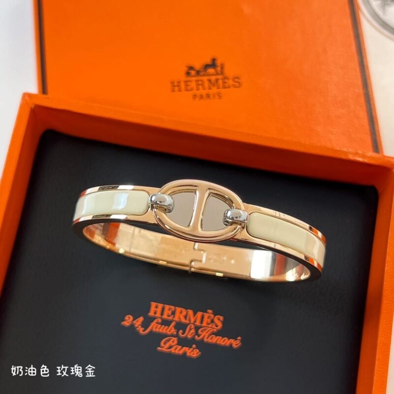 HERMES 爱马仕MINI CLIC CHAINE D’ANCRE BRACELET猪鼻手镯手环 - Image 24