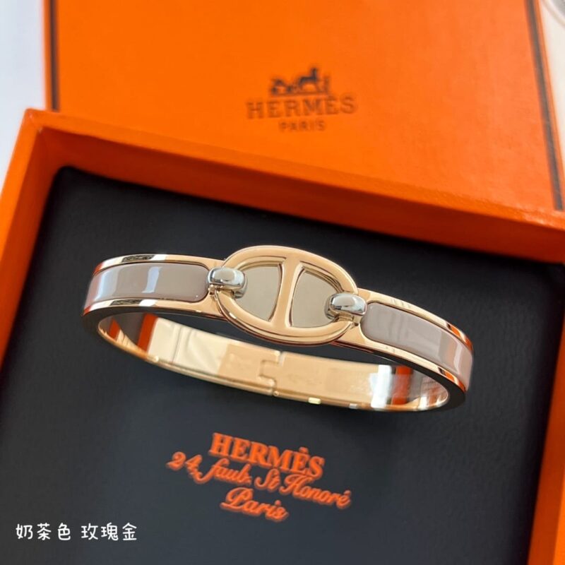 HERMES 爱马仕MINI CLIC CHAINE D’ANCRE BRACELET猪鼻手镯手环 - Image 27