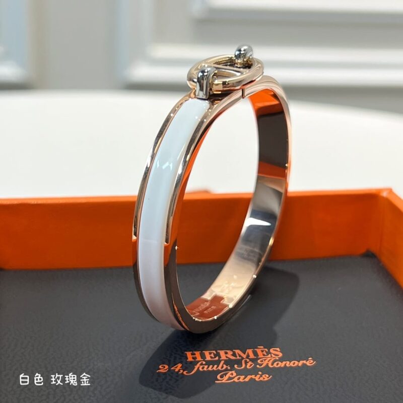 HERMES 爱马仕MINI CLIC CHAINE D’ANCRE BRACELET猪鼻手镯手环 - Image 35