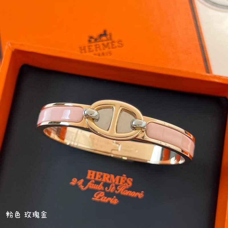 HERMES 爱马仕MINI CLIC CHAINE D’ANCRE BRACELET猪鼻手镯手环 - Image 36