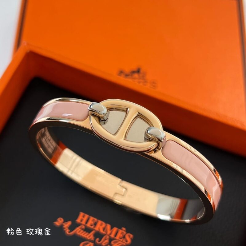 HERMES 爱马仕MINI CLIC CHAINE D’ANCRE BRACELET猪鼻手镯手环 - Image 37