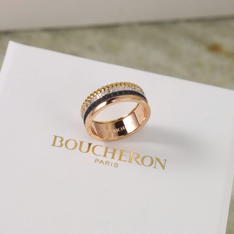 BOUCHERON/宝诗龙Quatre Classique戒指 鹿晗同款 陶瓷戒指 - Image 11