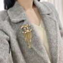 ☑️CHANEL香奈儿 双c红珍珠流苏胸针
