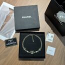 ☑️CHANEL香奈儿双c金色桃心爱心项链