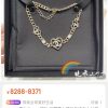 ☑️CHANEL香奈儿双c金色桃心爱心项链