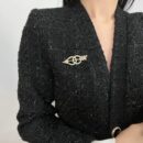 ☑️CHANEL香奈儿双c箭头胸针