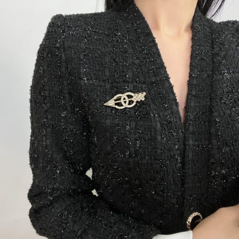 ☑️CHANEL香奈儿双c箭头胸针 - Image 5